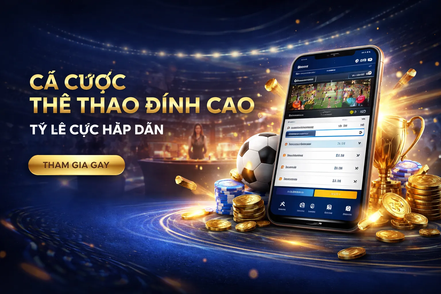 Hình ảnh cá cược thể thao trực tiếp