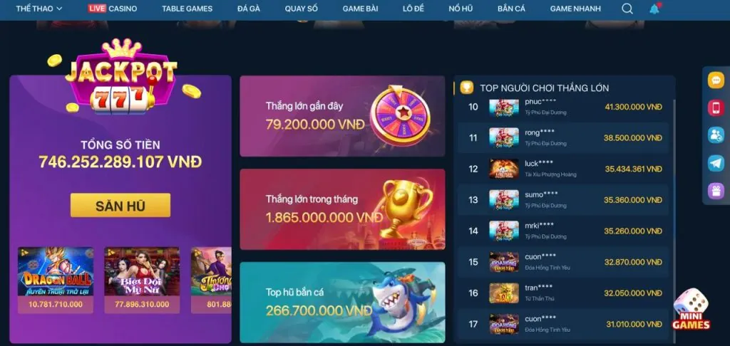 Hình ảnh thể hiện các cấp độ VIP với phần thưởng cao cấp